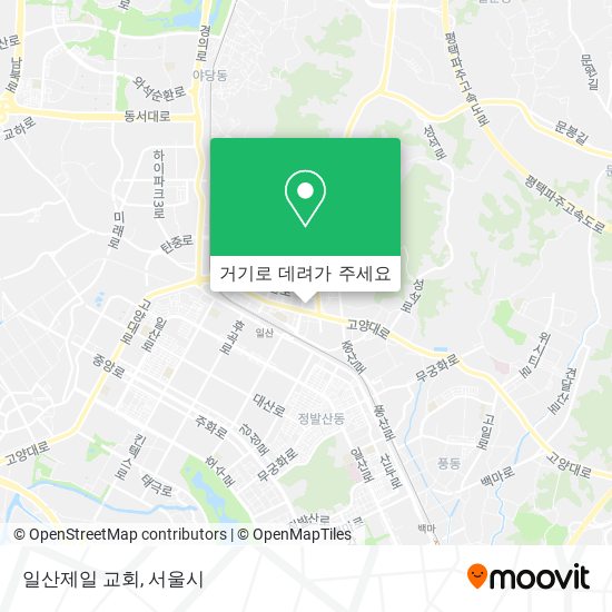 일산제일 교회 지도