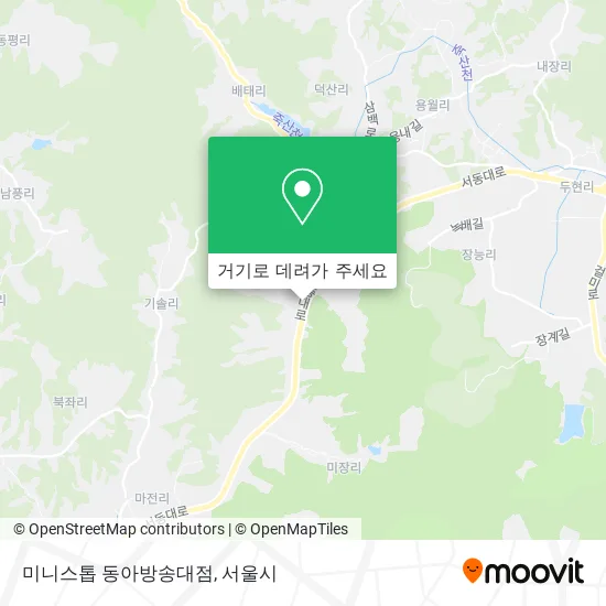 미니스톱 동아방송대점 지도