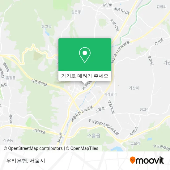 우리은행 지도