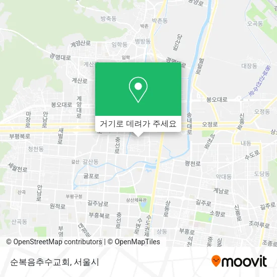 순복음추수교회 지도