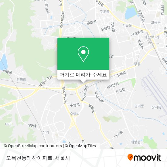 오목천동태산아파트 지도