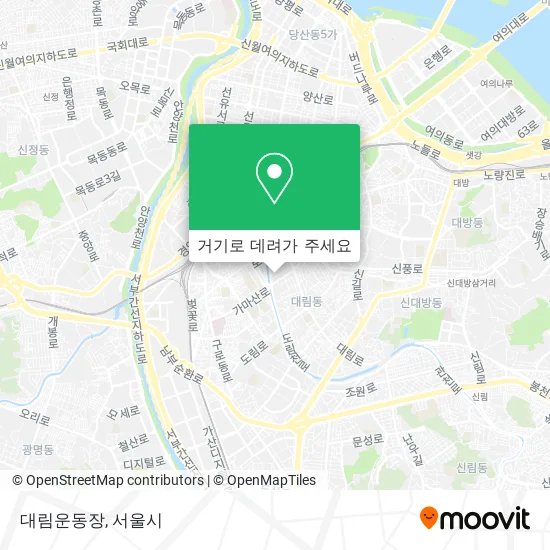 대림운동장 지도