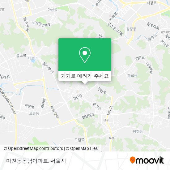 마전동동남아파트 지도