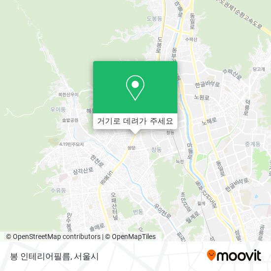 봉 인테리어필름 지도