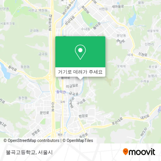 불곡고등학교 지도