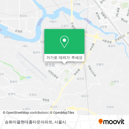 송화마을현대홈타운아파트 지도
