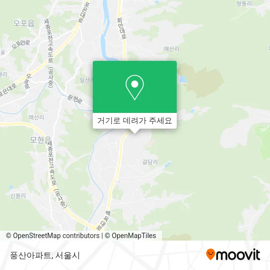 풍산아파트 지도
