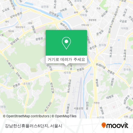 강남한신휴플러스6단지 지도