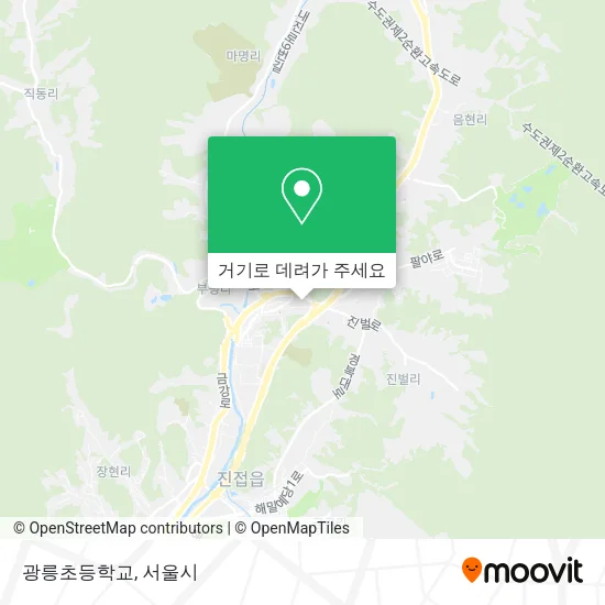 광릉초등학교 지도