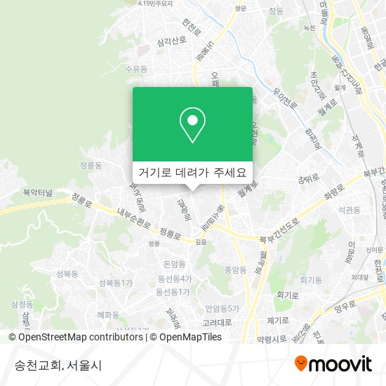송천교회 지도
