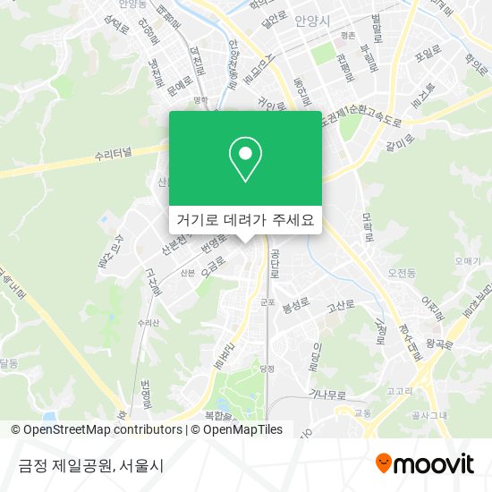 금정 제일공원 지도