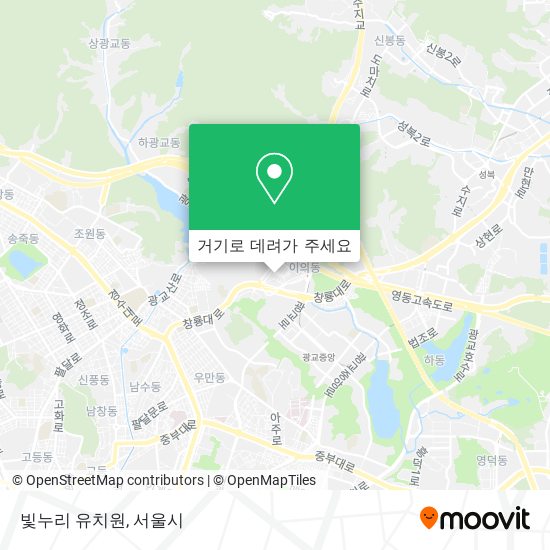 빛누리 유치원 지도