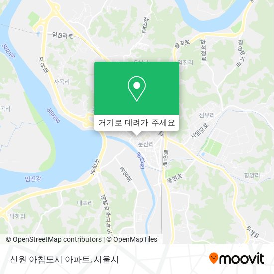 신원 아침도시 아파트 지도