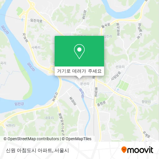 신원 아침도시 아파트 지도