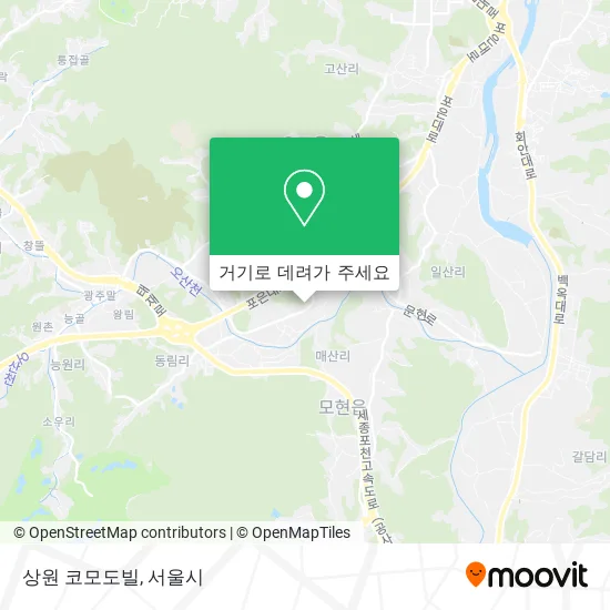 상원 코모도빌 지도