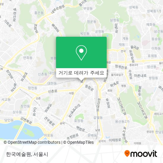 한국예술원 지도
