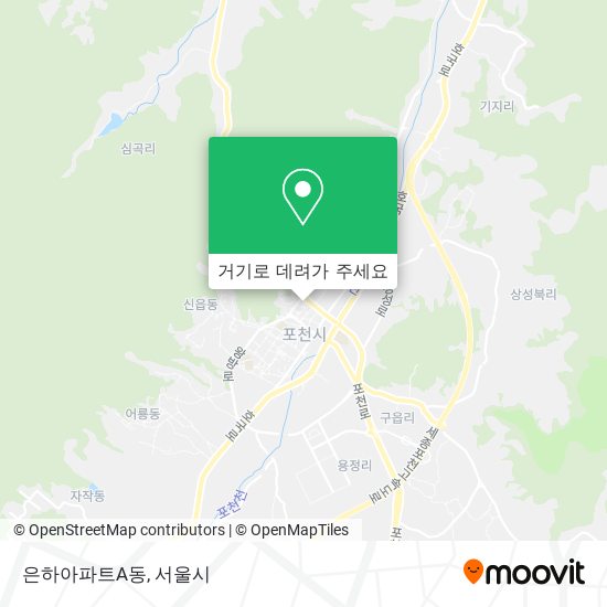 은하아파트A동 지도