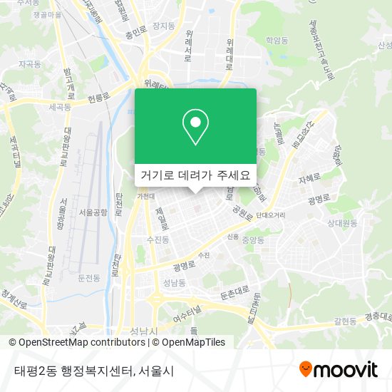 태평2동 행정복지센터 지도