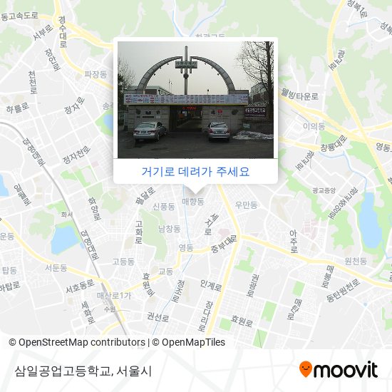 삼일공업고등학교 지도