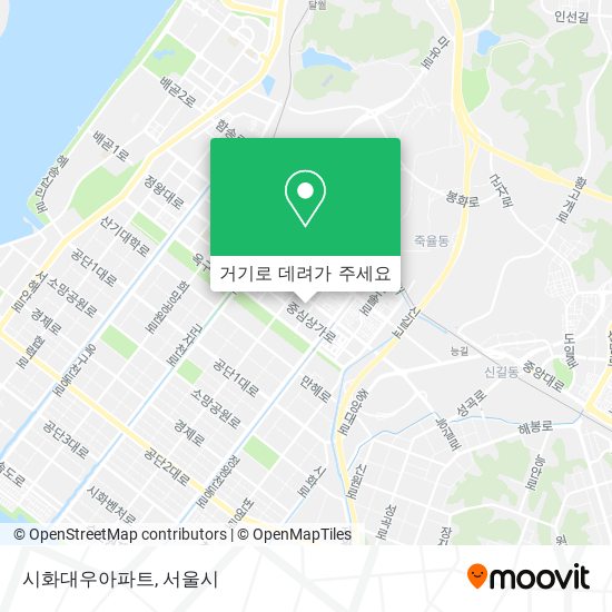 시화대우아파트 지도