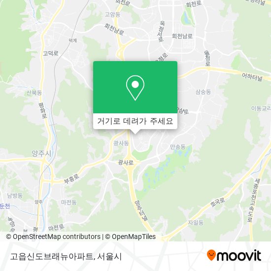 고읍신도브래뉴아파트 지도
