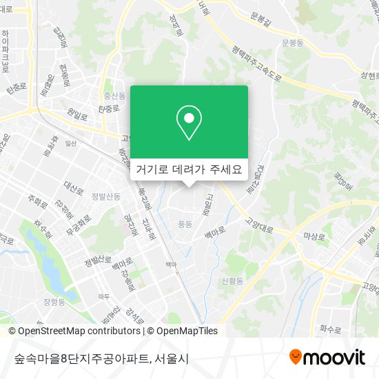 숲속마을8단지주공아파트 지도