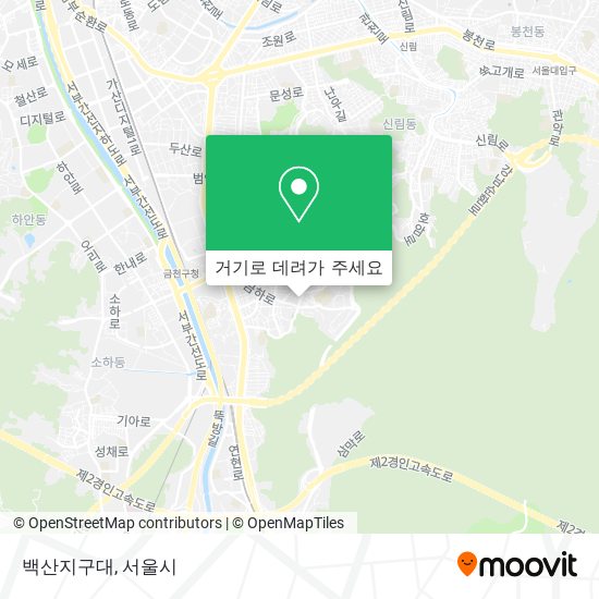 백산지구대 지도