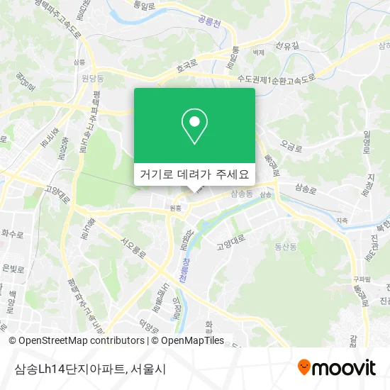 삼송Lh14단지아파트 지도