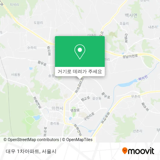 대우 1차아파트 지도