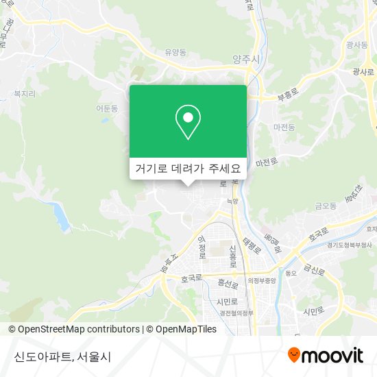 신도아파트 지도