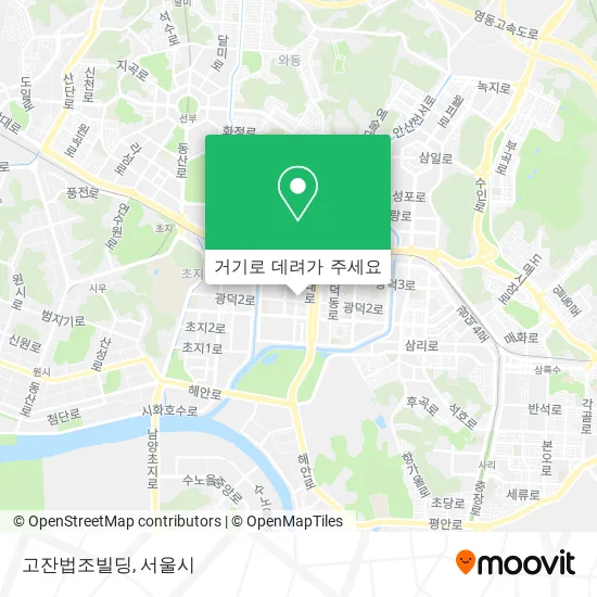 고잔법조빌딩 지도