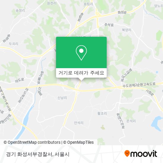 경기 화성서부경찰서 지도