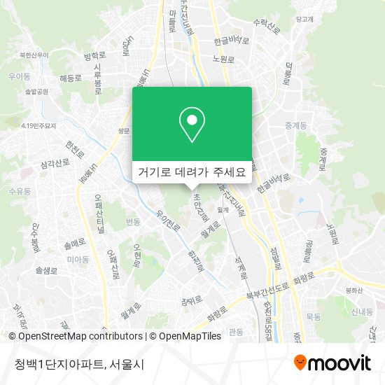 청백1단지아파트 지도