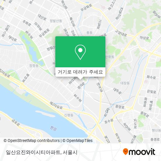 일산요진와이시티아파트 지도