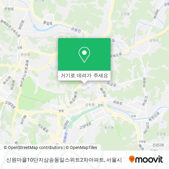 신원마을10단지삼송동일스위트2차아파트 지도