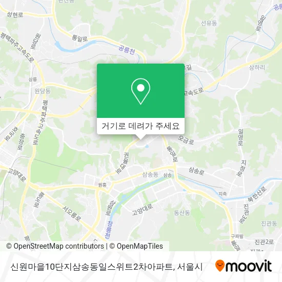 신원마을10단지삼송동일스위트2차아파트 지도