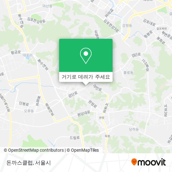 돈까스클럽 지도