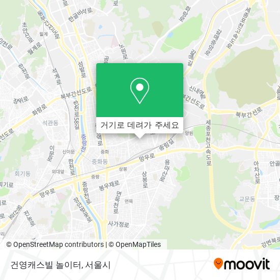 건영캐스빌 놀이터 지도