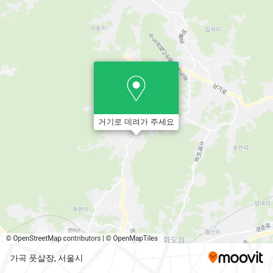 가곡 풋살장 지도