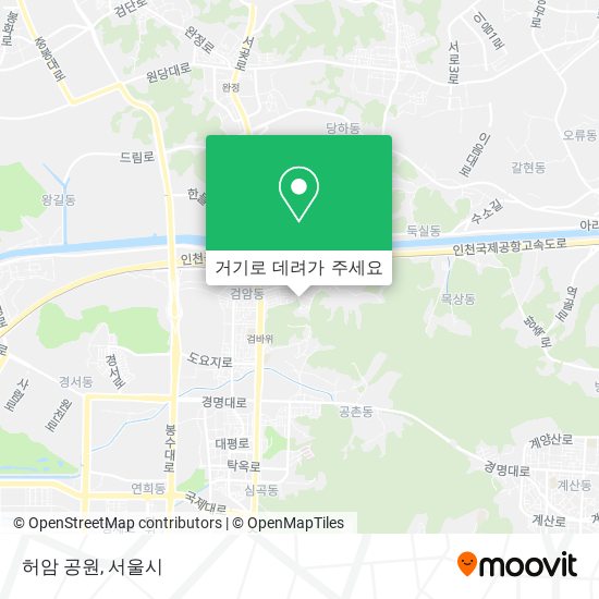 허암 공원 지도