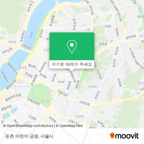 둔촌 어린이 공원 지도