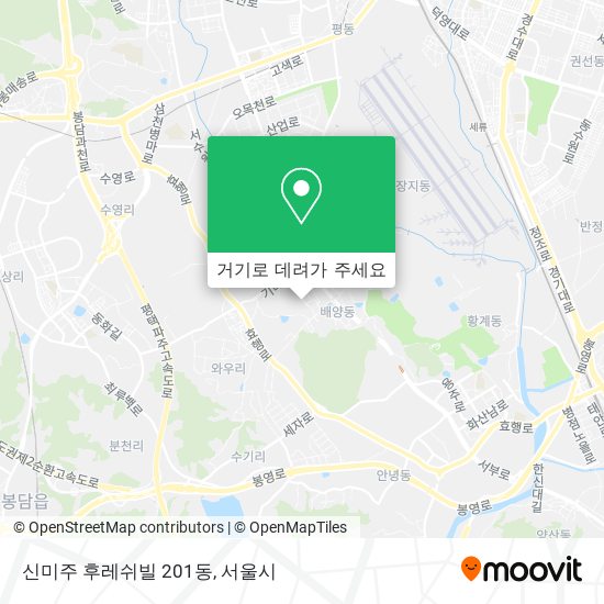 신미주 후레쉬빌 201동 지도