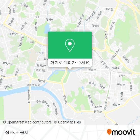정자 지도