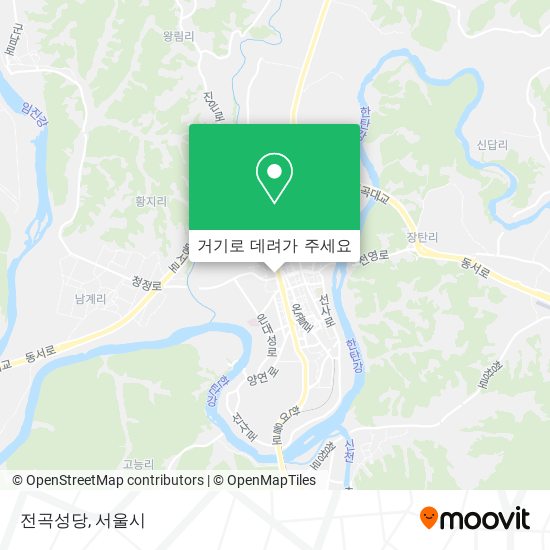 전곡성당 지도