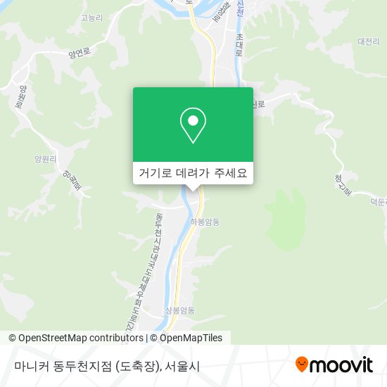 마니커 동두천지점 (도축장) 지도