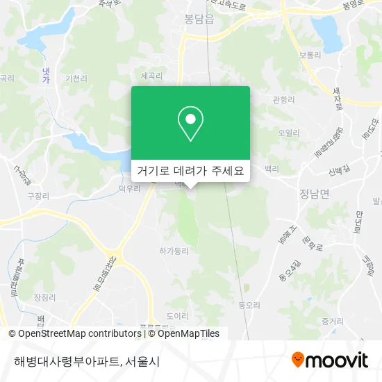 해병대사령부아파트 지도