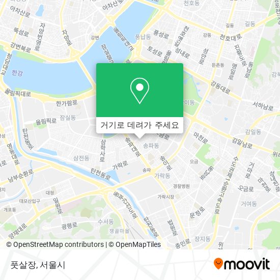풋살장 지도