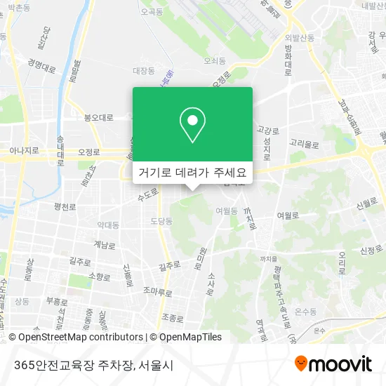 365안전교육장 주차장 지도