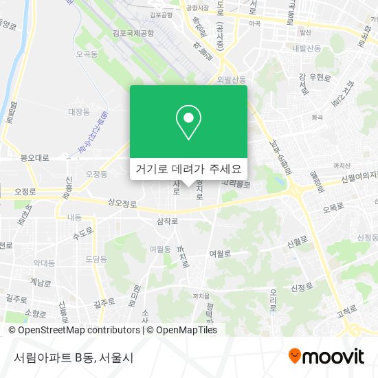 서림아파트 B동 지도