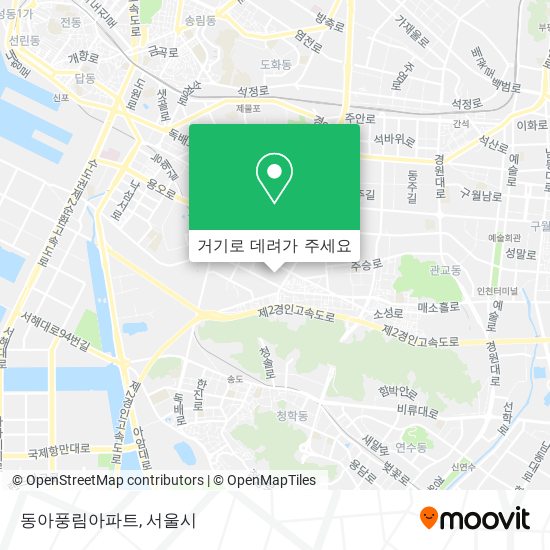 동아풍림아파트 지도